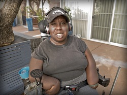 Photo of Zebreda Dunham, winner of International SIG DIY contest