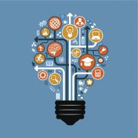 lightbulb graphic representing different ideas lightbulb graphic representing different ideas