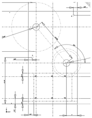 This is the mount plate template that is tapped to the stock aluminum after it is cut to the correct dimensions. There are marks on the template where the holes need to be drilled.